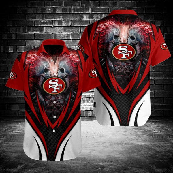 San Francisco 49ers 2 (47) Personalized Hawaiian Button down shirt