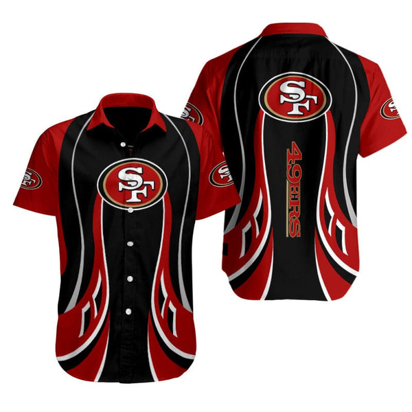 San Francisco 49ers 2 (57) Personalized Hawaiian Button down shirt