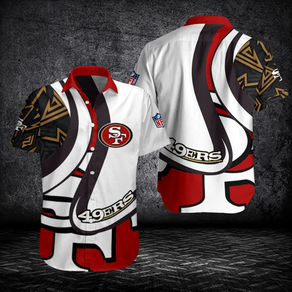 San Francisco 49ers 2 (68) Personalized Hawaiian Button down shirt