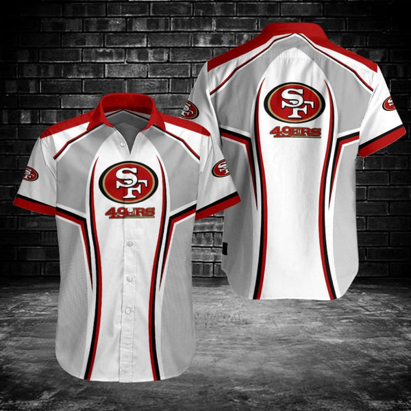 San Francisco 49ers 2 (69) Personalized Hawaiian Button down shirt