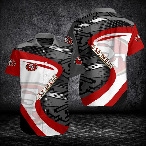 San Francisco 49ers 2 (77) Personalized Hawaiian Button down shirt