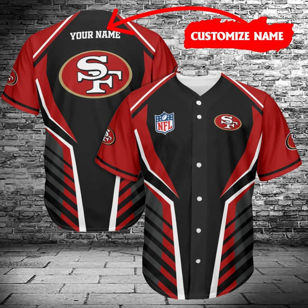San Francisco 49ers Personalized Baseball Jersey 042