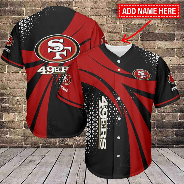 San Francisco 49ers Personalized Baseball Jersey 070
