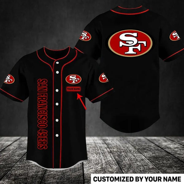San Francisco 49ers Personalized Baseball Jersey 082