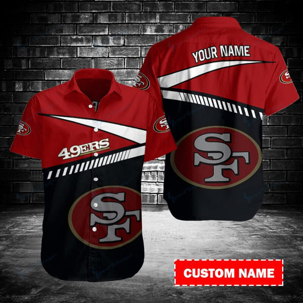 San Francisco 49ers 2(81) Personalized Hawaiian Button down shirt