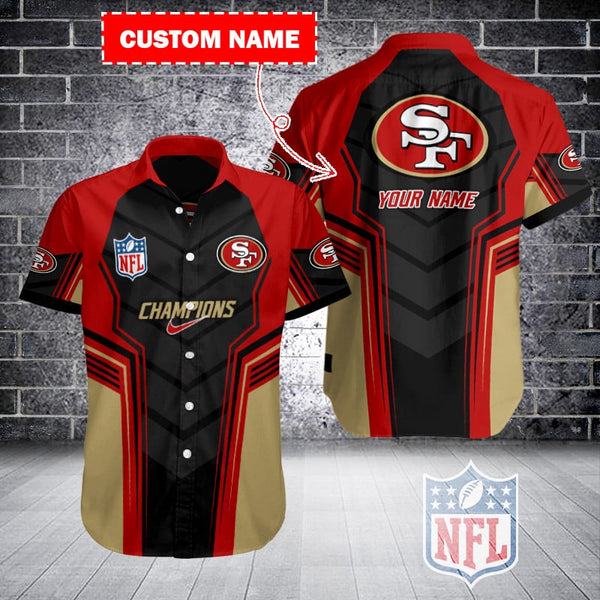 San Francisco 49ers 2 (78) Personalized Hawaiian Button down shirt