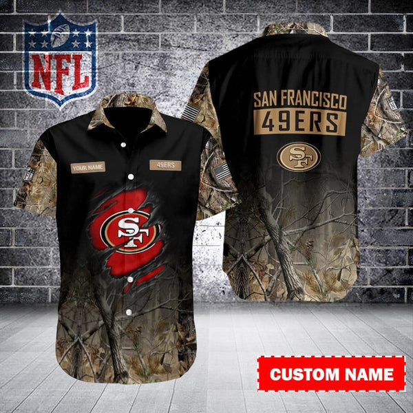 San Francisco 49ers 2 (79) Personalized Hawaiian Button down shirt
