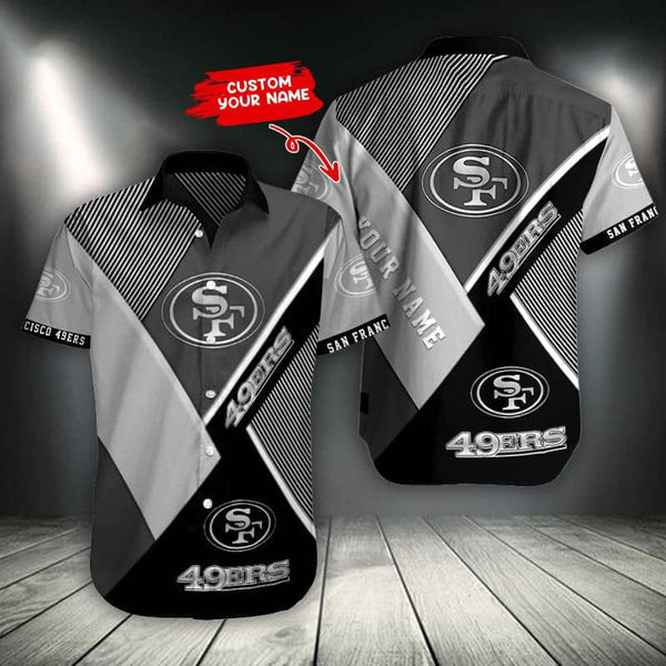 San Francisco 49ers 2 (83) Personalized Hawaiian Button down shirt