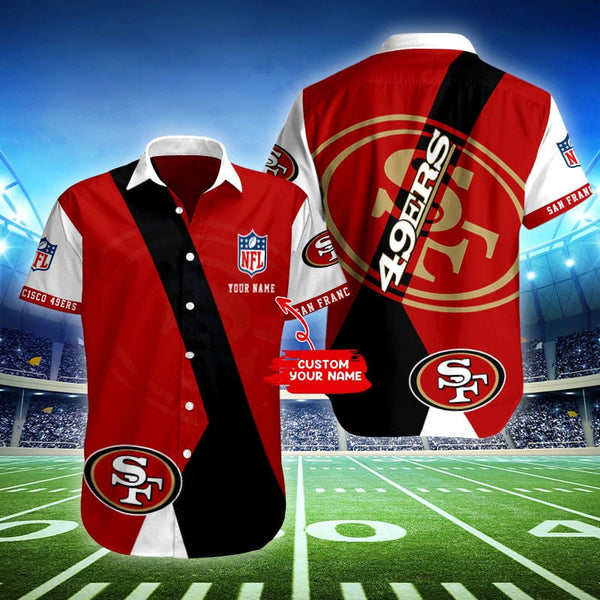 San Francisco 49ers 2 (93) Personalized Hawaiian Button down shirt