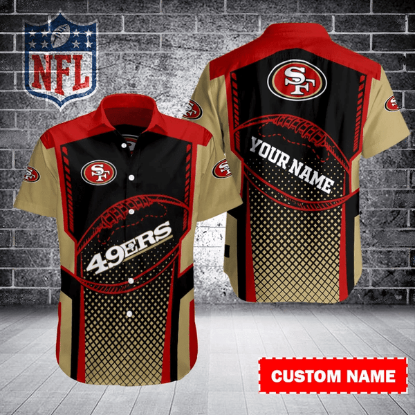 San Francisco 49ers 2 (85) Personalized Hawaiian Button down shirt