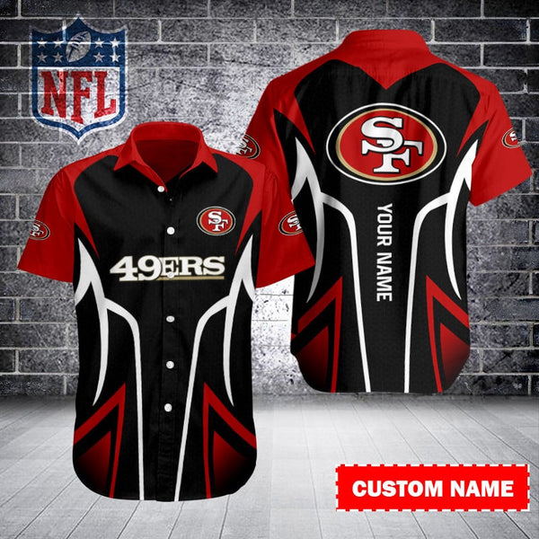 San Francisco 49ers 2 (90) Personalized Hawaiian Button down shirt