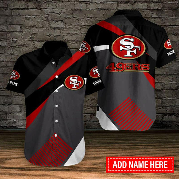 San Francisco 49ers 2 (104) Personalized Hawaiian Button down shirt
