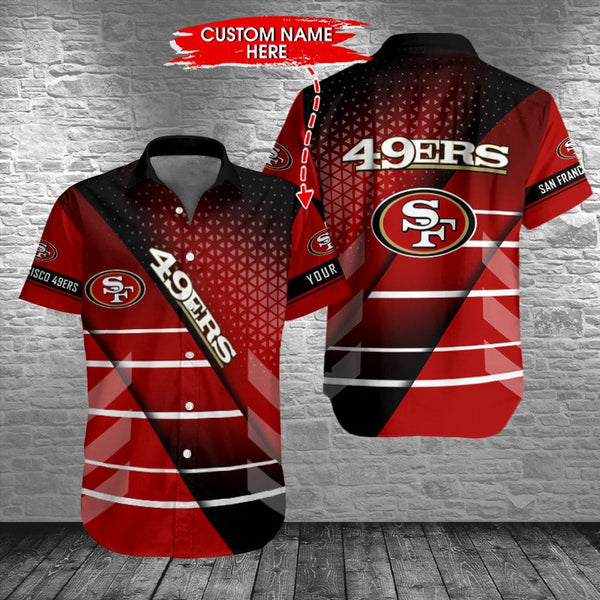 San Francisco 49ers 2 (98) Personalized Hawaiian Button down shirt