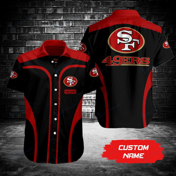 San Francisco 49ers 2 (107) Personalized Hawaiian Button down shirt
