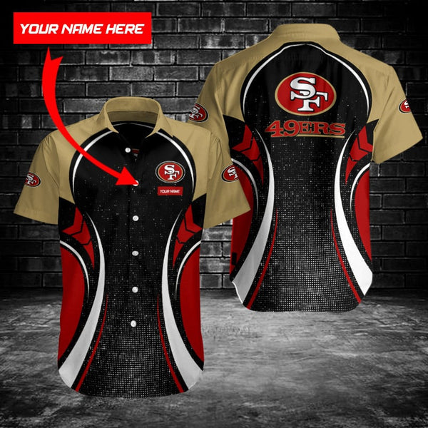 San Francisco 49ers 2 (106) Personalized Hawaiian Button down shirt