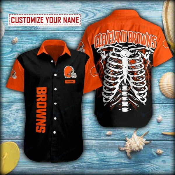 Cleveland Browns 2 (31) Personalized Hawaiian Button down shirt