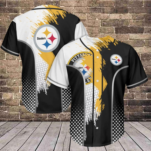 Pittsburgh Steelers Personalized Baseball Jersey 112
