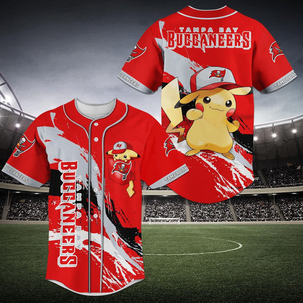 Tampa Bay Buccaneers Personalized Baseball Jersey 024