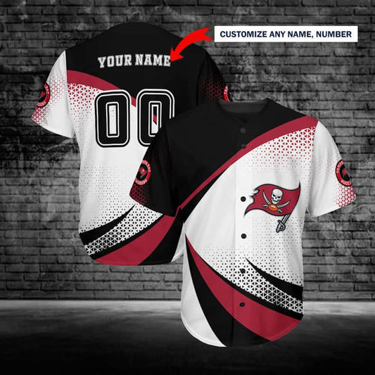 Tampa Bay Buccaneers Personalized Baseball Jersey 020