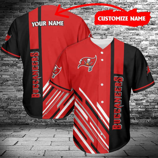 Tampa Bay Buccaneers Personalized Baseball Jersey 033