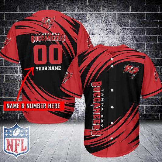 Tampa Bay Buccaneers Personalized Baseball Jersey 032