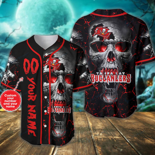 Tampa Bay Buccaneers Personalized Baseball Jersey 034