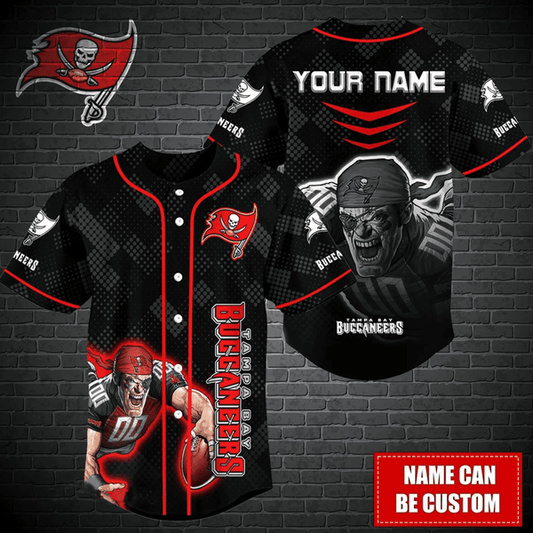 Tampa Bay Buccaneers Personalized Baseball Jersey 042