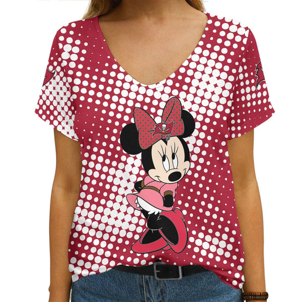 Tampa Bay Buccaneers 1 (22) Personalized V-neck Women T-shirt